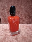 RRP £95 Unboxed 100Ml Tester Bottle Of Giorgio Armani Si Passione Eau De Parfum Spray Ex-Display