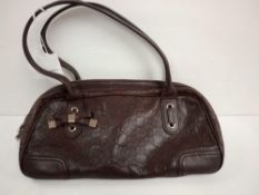 RRP £1400 Gucci Princy Boston Bag Dark Brown Shoulder Bag (Aao4942) Grade A (Appraisals Available