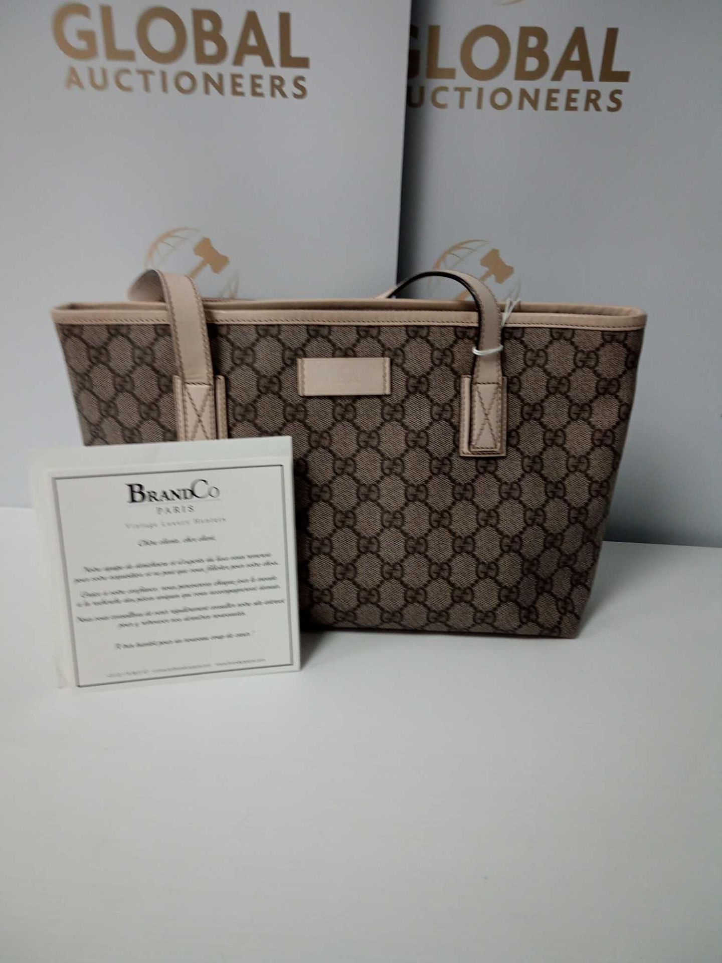 RRP £900 Gucci Beige Ivory Supreme Coated Canvas Tote Bag Aao5362, Grade Ab (Appraisals Available On - Image 2 of 3