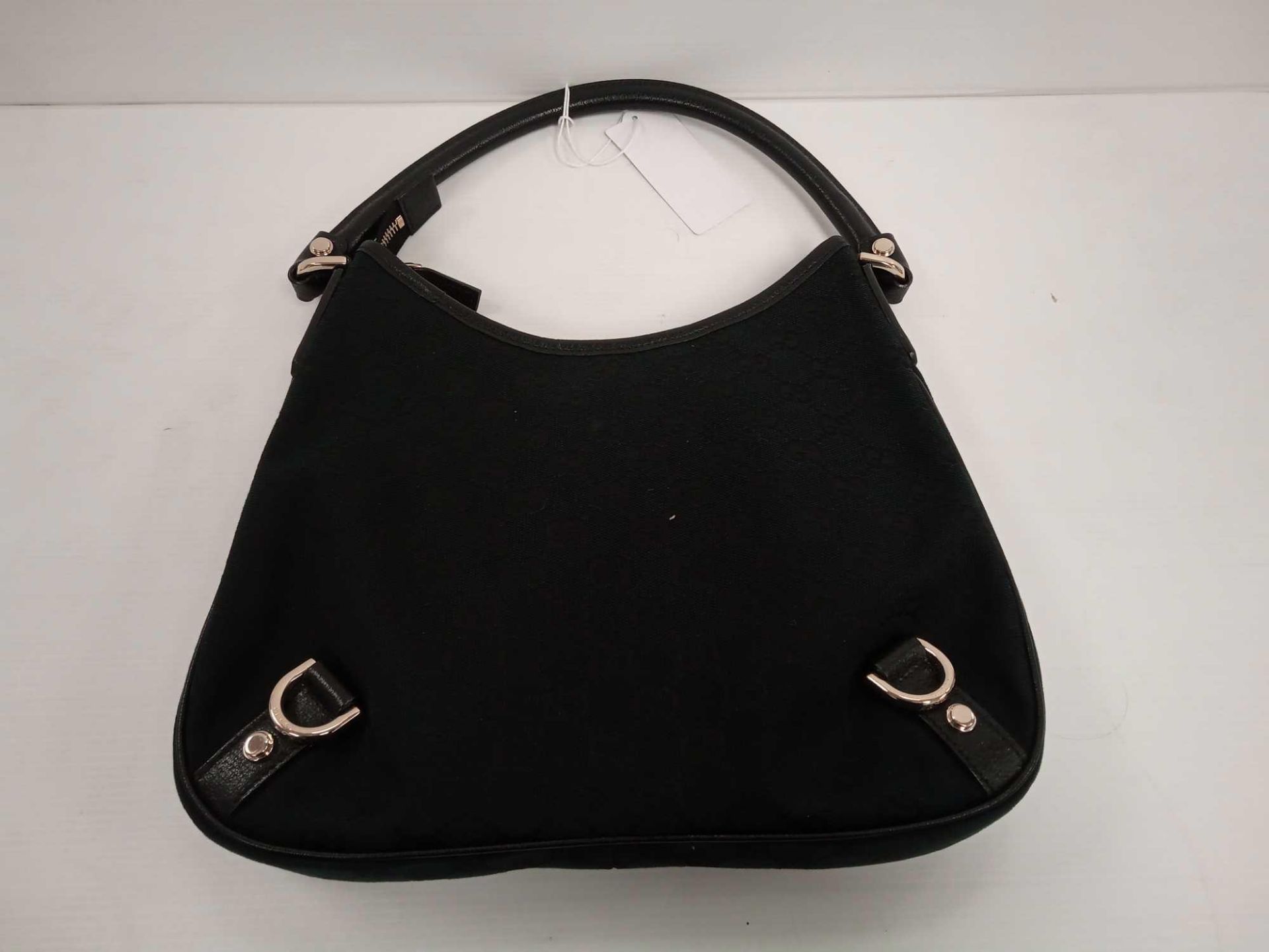 RRP £1500 Gucci Abbey Hobo Shoulder Bag Calf Leather In Black (Aa02764) Grade A (Appraisals