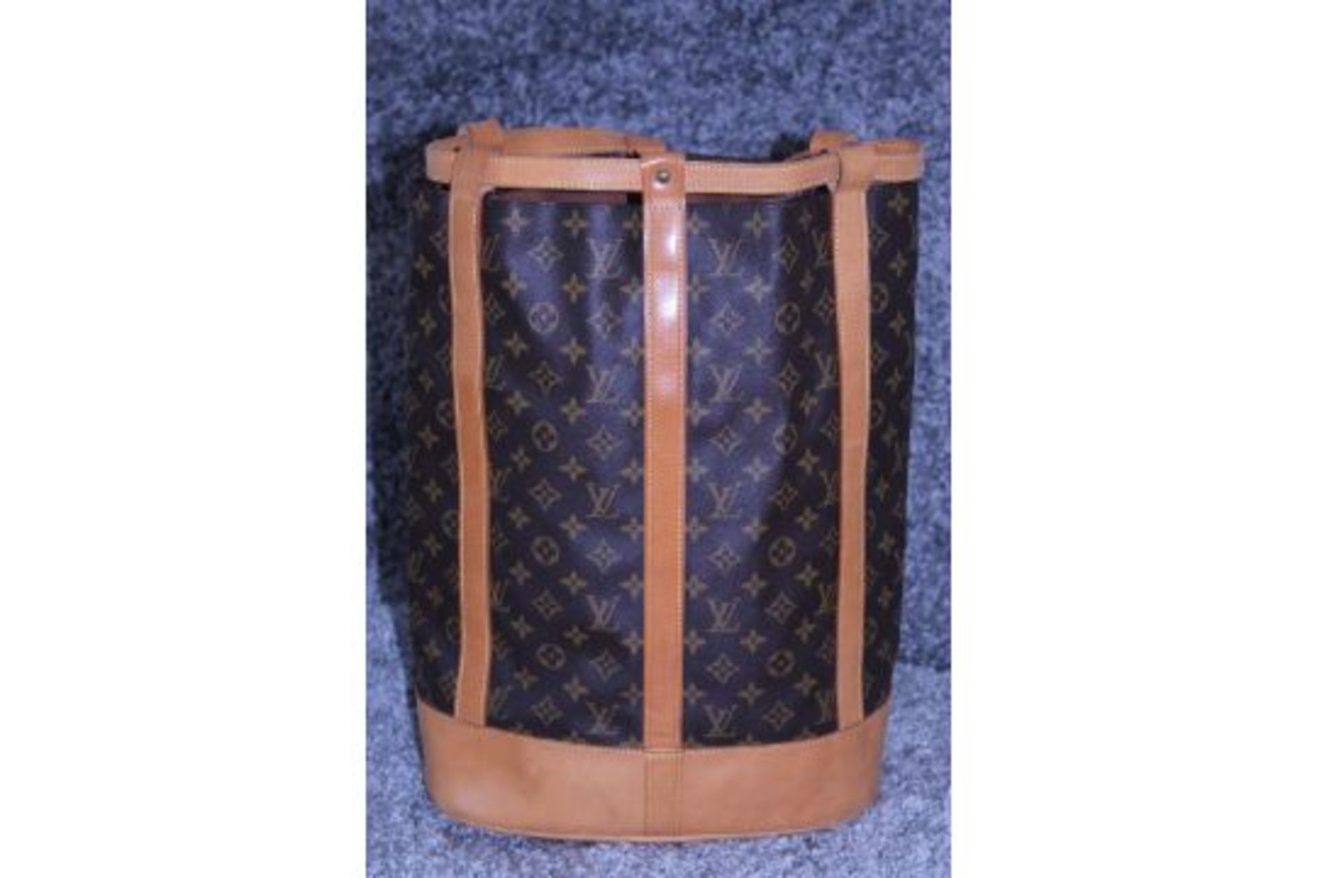 RRP £1,500 Louis Vuitton Randonnee Shoulder Bag, Brown Coated Canvas Monogram, 33x43x16cm ( - Image 2 of 2