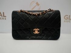 RRP £4800 Chanel Classic Double Flap Black Shoulder Bag(Aao8204)Grade A