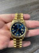 RRP £26,650 Rolex Mod-18038 18ct Gold With Diamonds (New Replacement Would Cost £26,650 Without