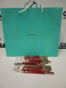 RRP £180 Gift Bag To Contain 13 Ex Display Testers Of Estee Lauder Double Wear Lip Pencils
