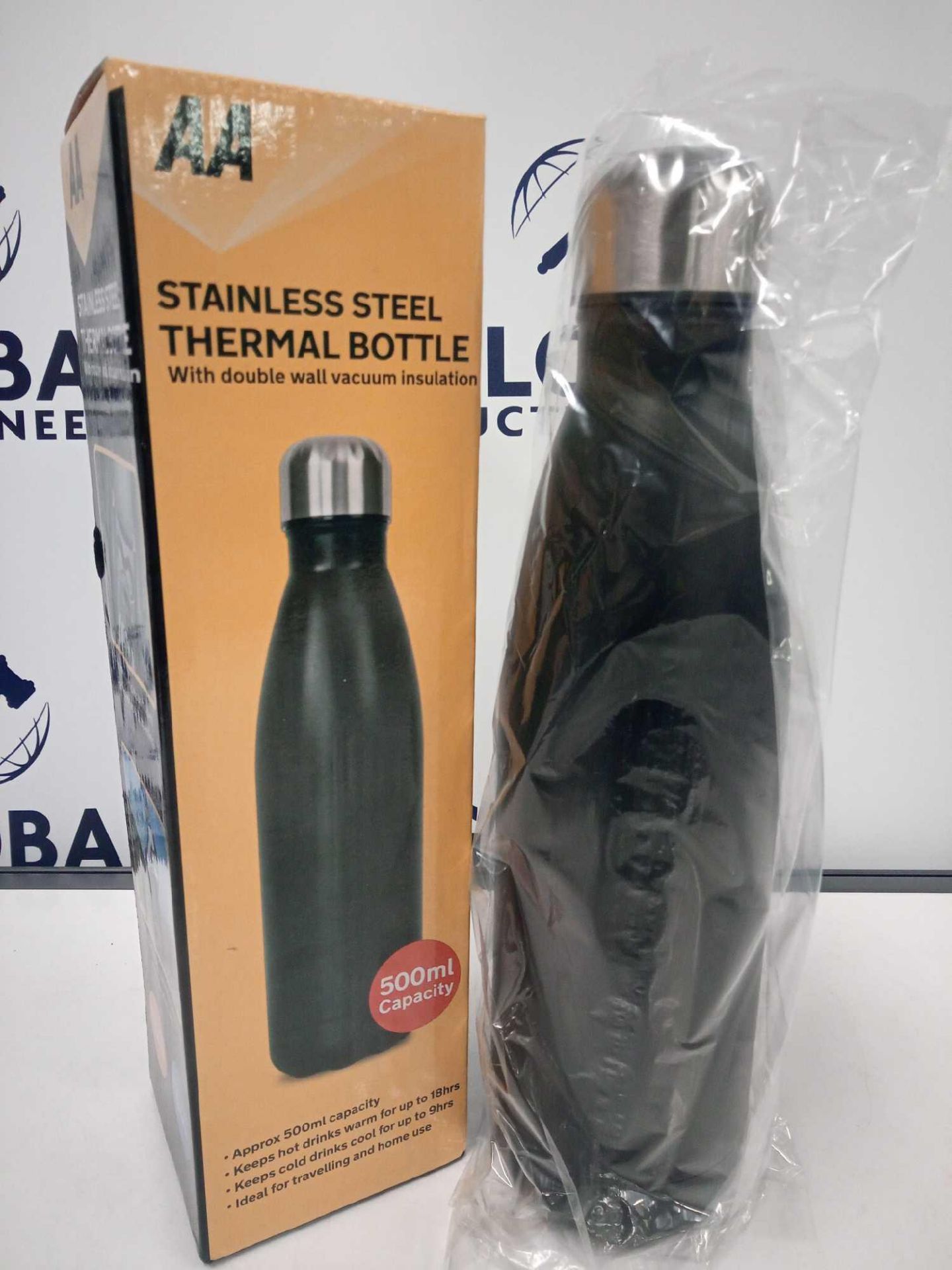 RRP £145 Lot To Contain 24 Brand New Aa Car Essentials Stainless Steel Thermal 500Ml Bottles - Image 2 of 3