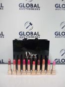 RRP £140 Gift Bag To Contain 10 Ex Display Testers Of Yves Saint Laurent Lipsticks In Assorted Colou