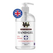 RRP £350 Box To Contain 35 Brand New Wellington 500Ml Hand Sanitizing Anti Bacterial Gels