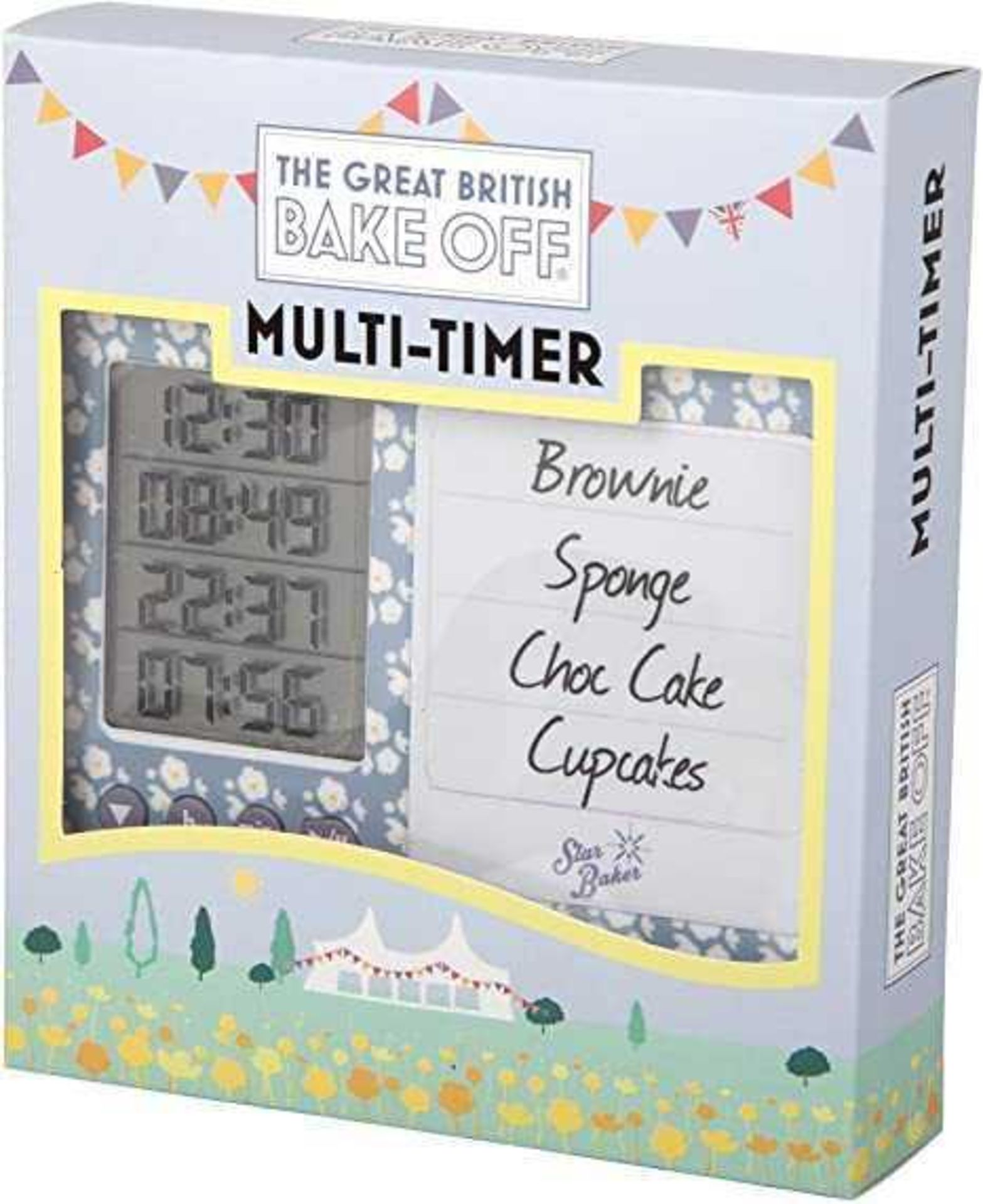 RRP £130 Lot To Contain 10 Brand New Boxed Great British Bake Off Multi Timers With Whiteboard Marke - Image 2 of 2