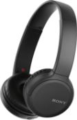 RRP £90 Boxed Sony Wireless Black Designer Headphones