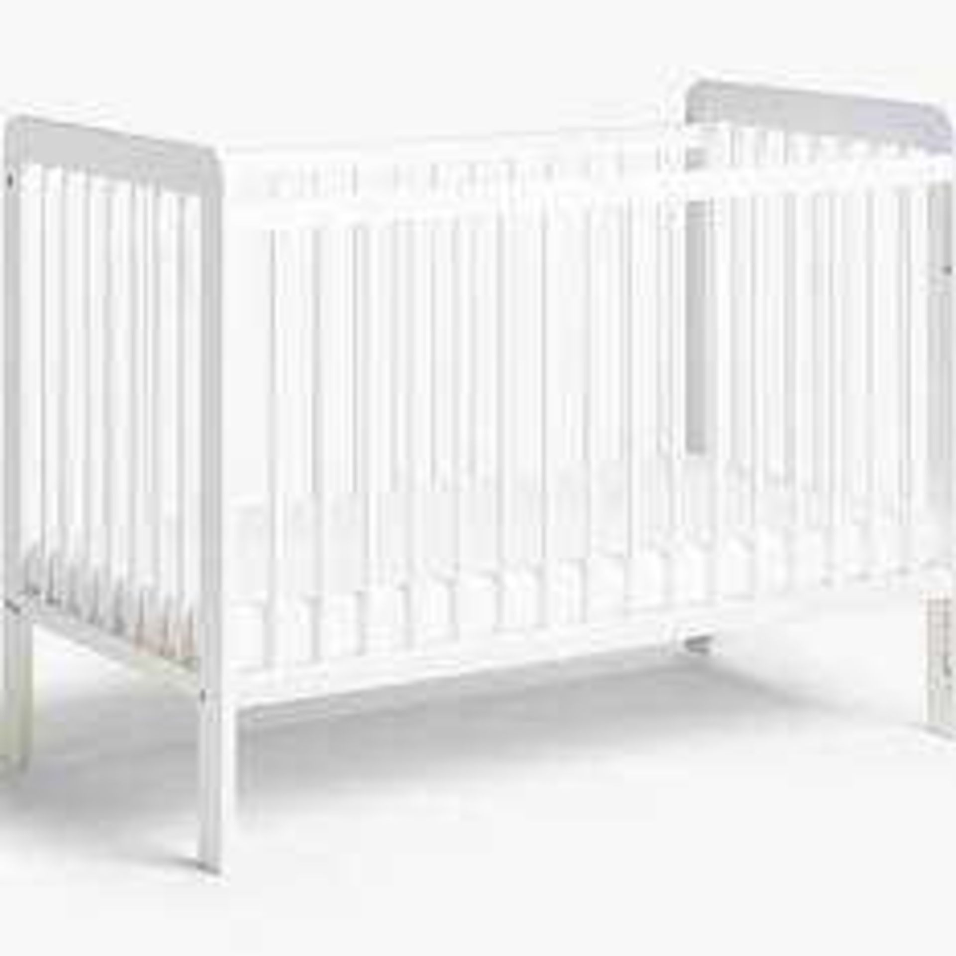 RRP £150 Lot To Contain John Lewis baby sleep Mattress and a baby cot white (01411669) - Image 2 of 2