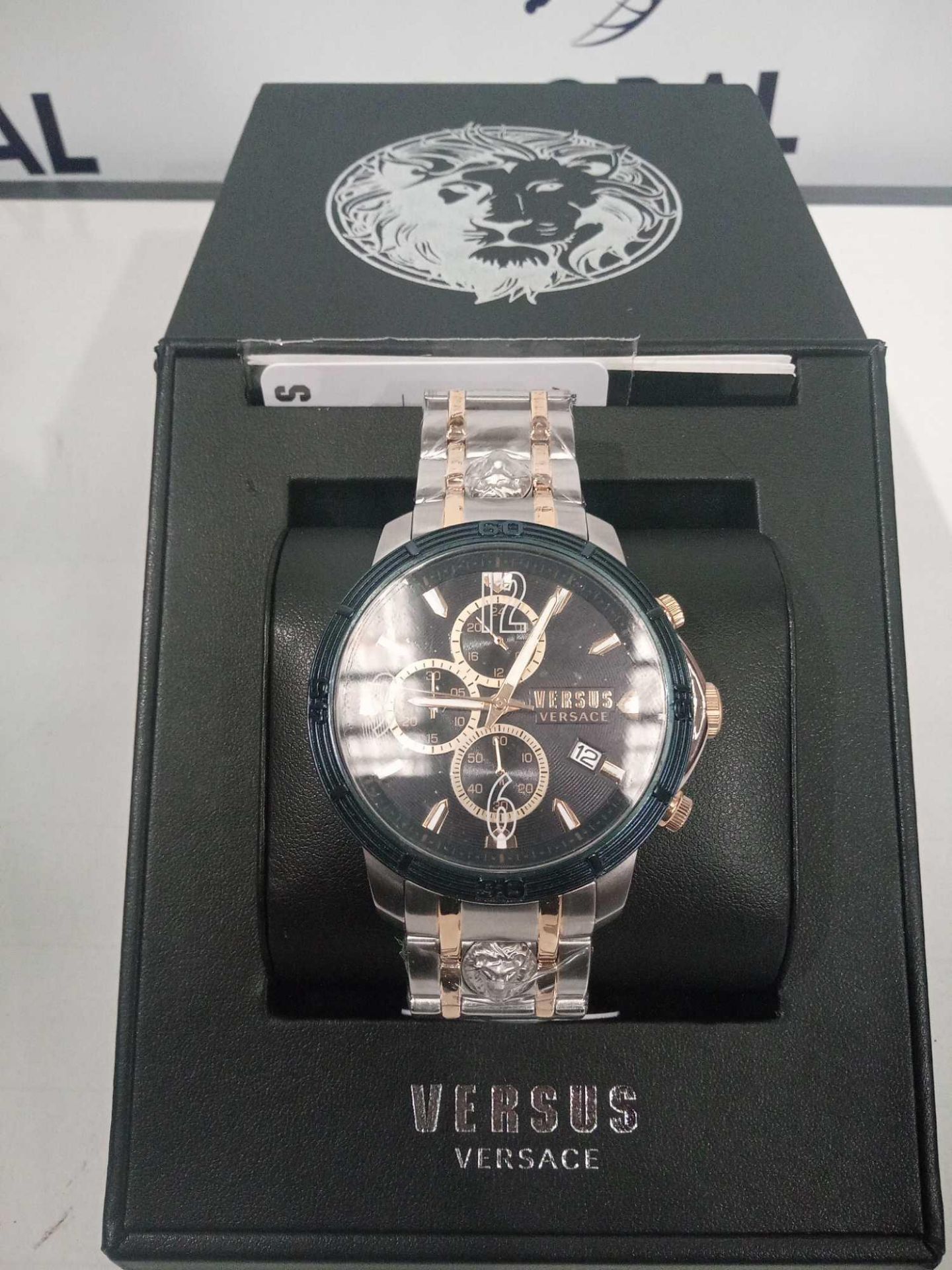 RRP £180 Boxed Versace Versus Men's Wrist Watch Grade A - Image 3 of 4