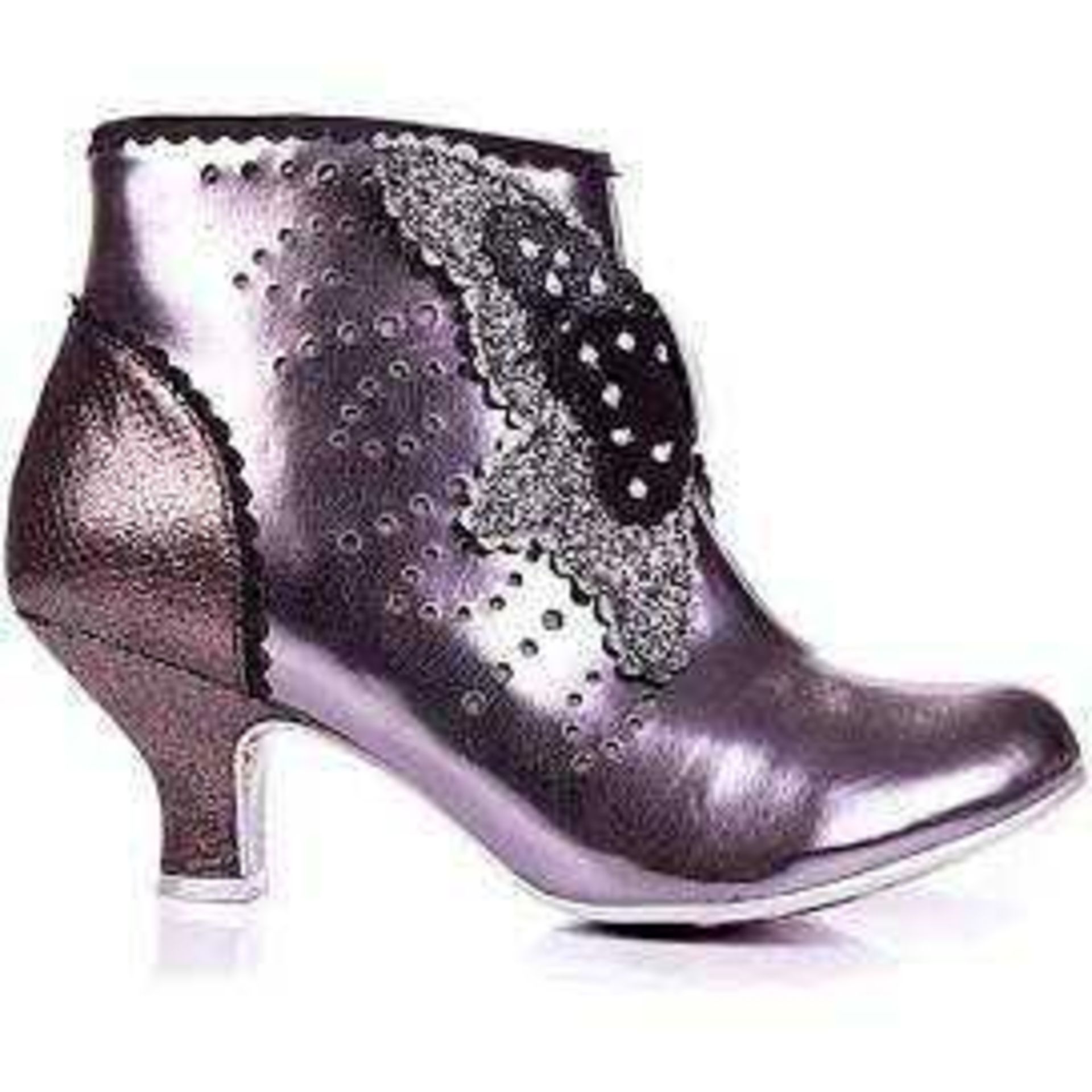 RRP £120 Boxed Pewter Mariposa Boots