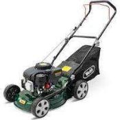 RRP £190 Boxed Webb Petrol Lawnmower 41Cm Sanli Engine