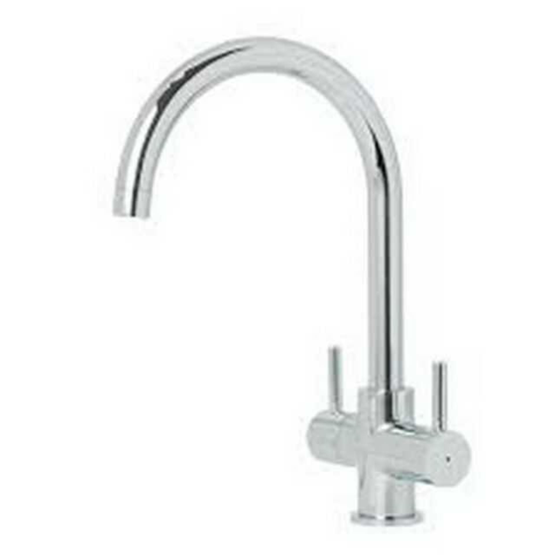 Combined RRP £210 Lot To Contain 2 Boxed Assorted Cooke & Lewis Twin Lever Kitchen Mixer Tap And S