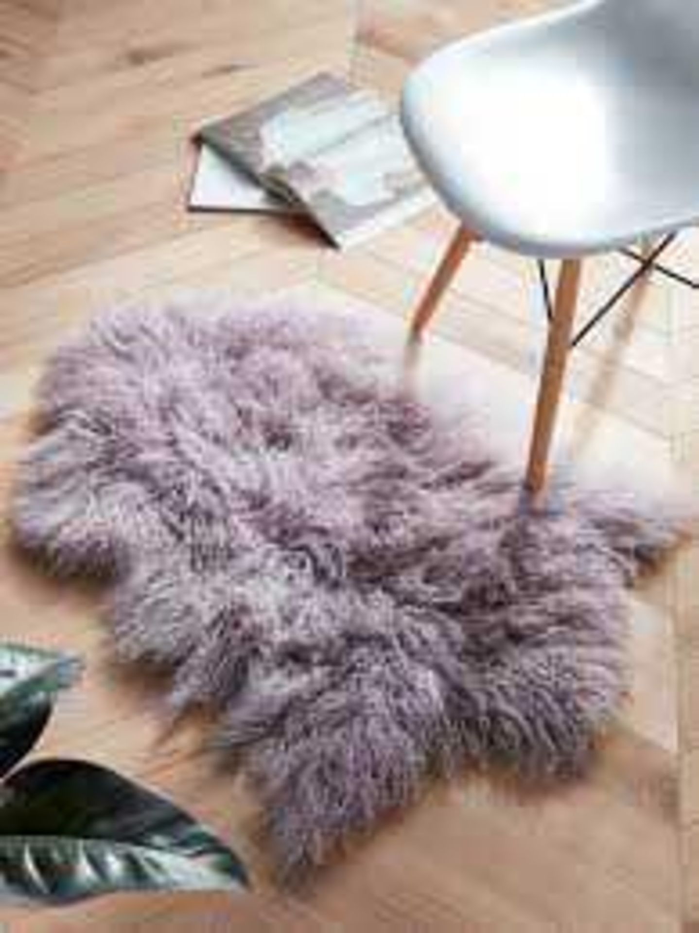 Combined RRP £165 Lot To Contain Three Bagged John Lewis Assorted Luxurious Sheep Skin Rugs - Image 4 of 5