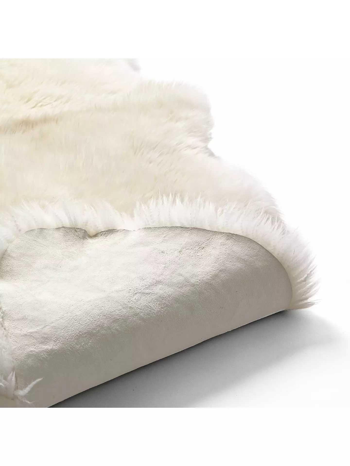 Combined RRP £165 Lot To Contain Three Bagged John Lewis Assorted Luxurious Sheep Skin Rugs