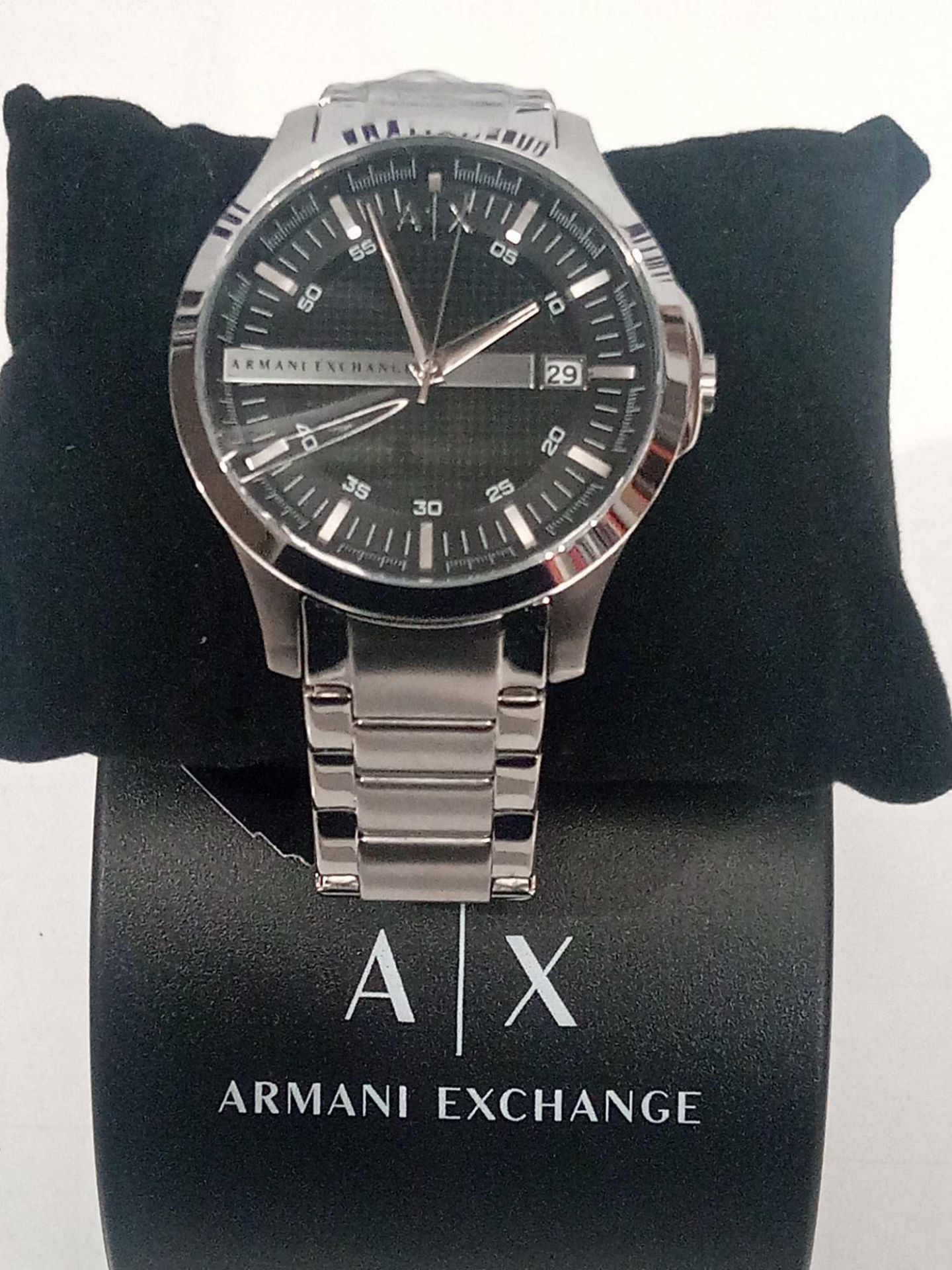 RRP £200 Boxed Armani Exchange Stainless Steel Grade A Watch - Image 3 of 3