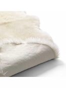 Combined RRP £185 Lot To Contain Three Bagged John Lewis Assorted Luxurious Icelandic Sheepskin Rugs