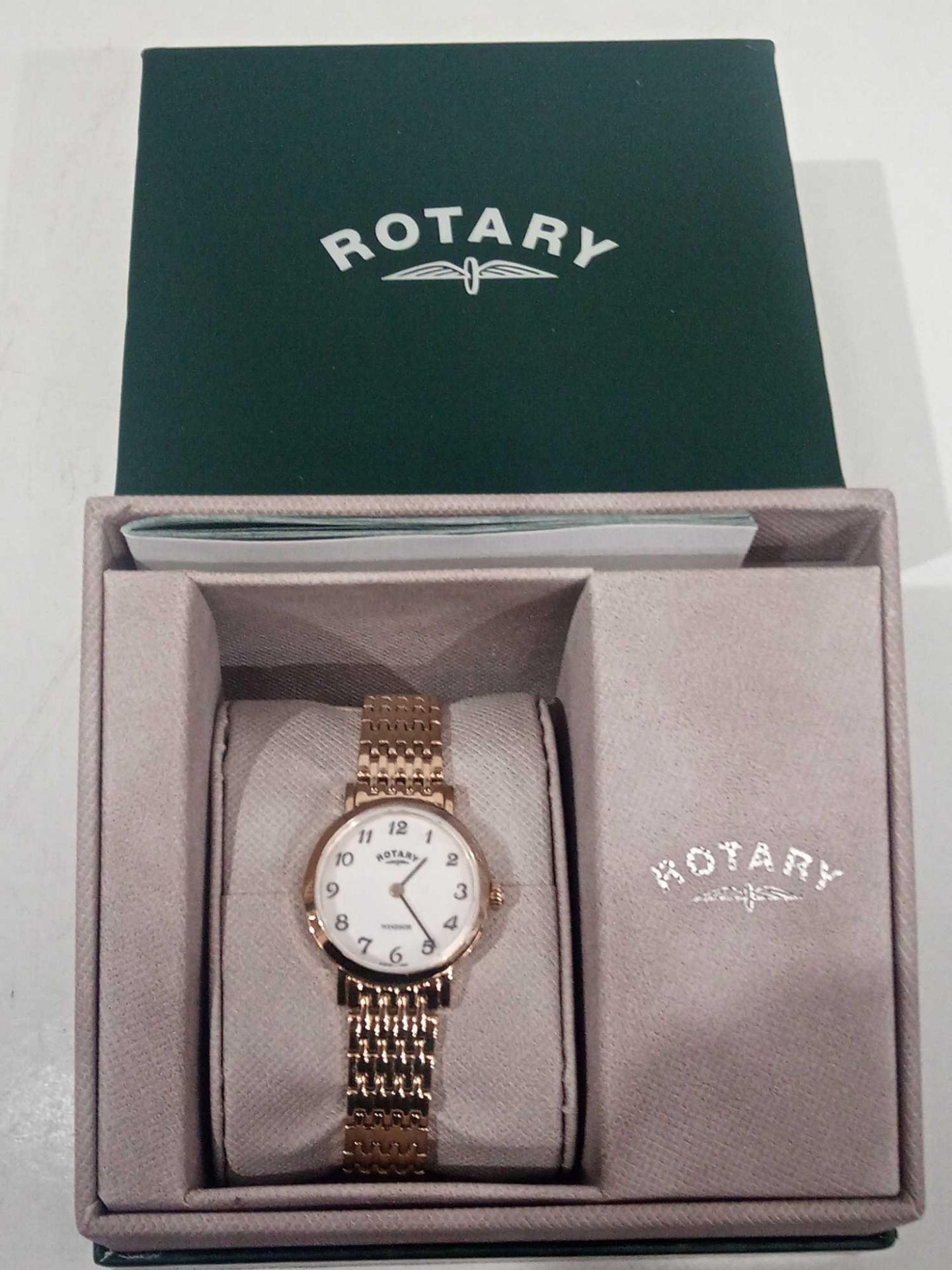 RRP £180 Boxed Rotary Gold Wrist Watch - Image 2 of 3