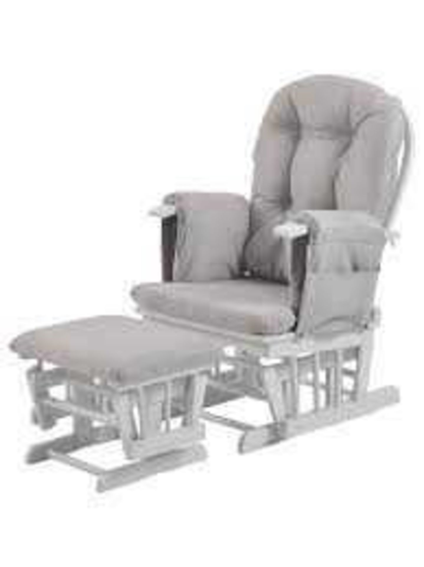 RRP £200 Unboxed Kub Haywood Glider Nursing Chair (Stool Only)