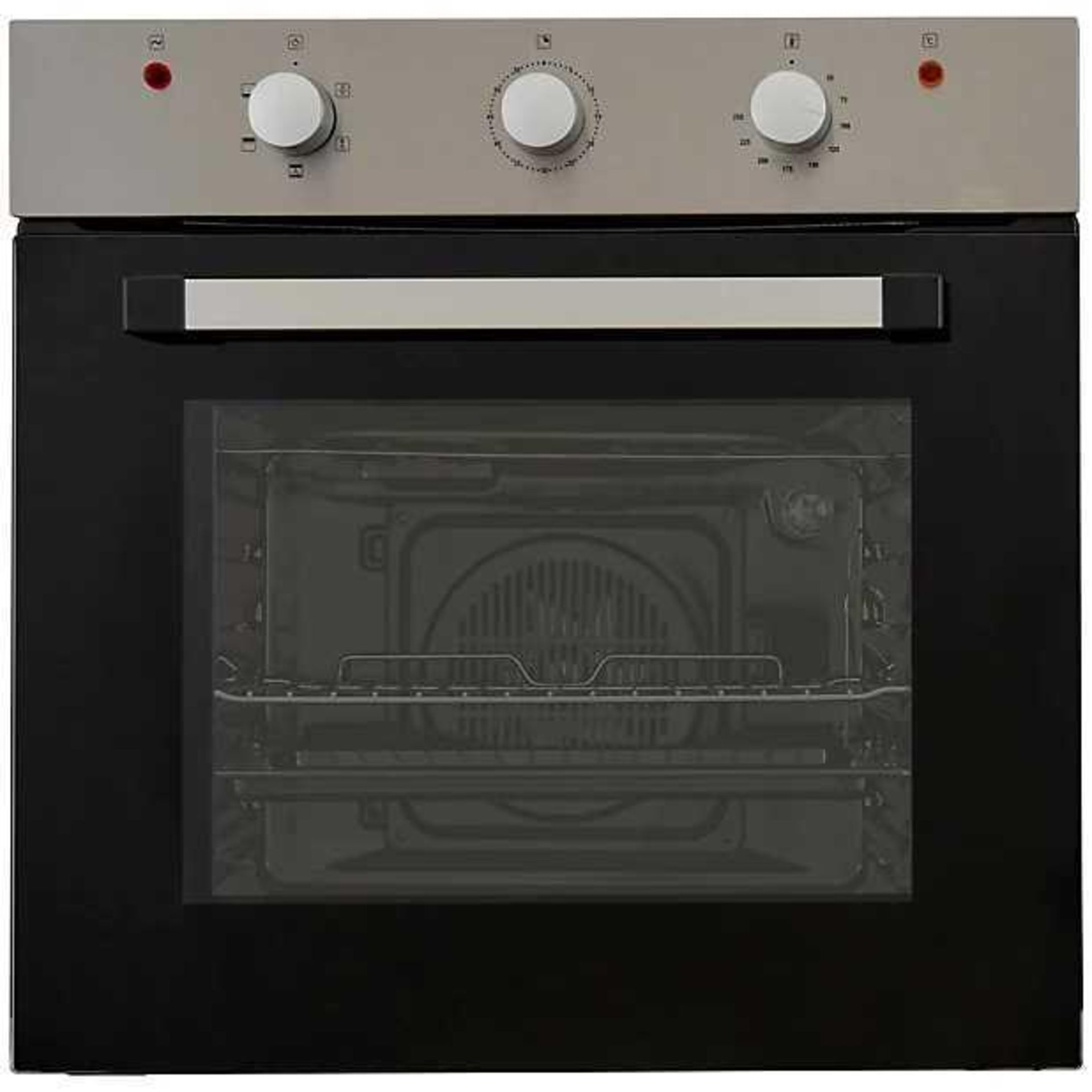 RRP £160 Boxed Cooke & Lewis Clfsb60 Single Fan Oven ( In Need Of Attention )