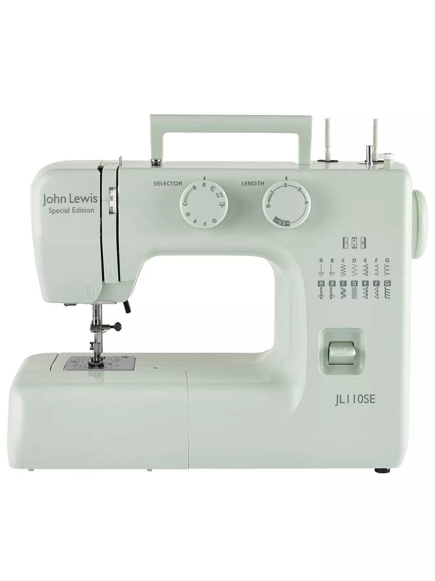 RRP £130 Boxed John Lewis Special Edition Jl110Se Sewing Machine In Sage Green