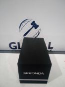 RRP £80 Boxed Sekonda Stainless Steel Ladies Wrist Watch