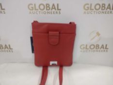 Combined RRP £180 Lot To Contain 3 Ladies Orange Leather Cross Body Handbags