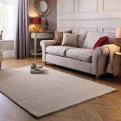 RRP £120 Bagged John Lewis Wellington Natural Rug 110X170Cm