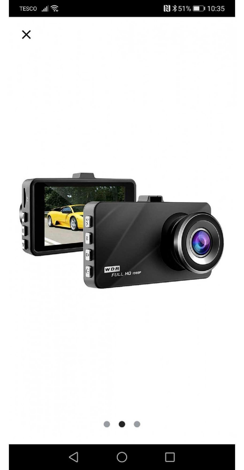RRP £100 Boxed 1080P Dash Cam Grade A Tested And Working - Image 2 of 2