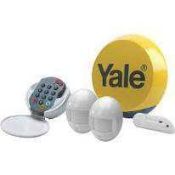 Combined RRP £260 Lot To Contain Two Boxed Yale Essentials Alarm Kits