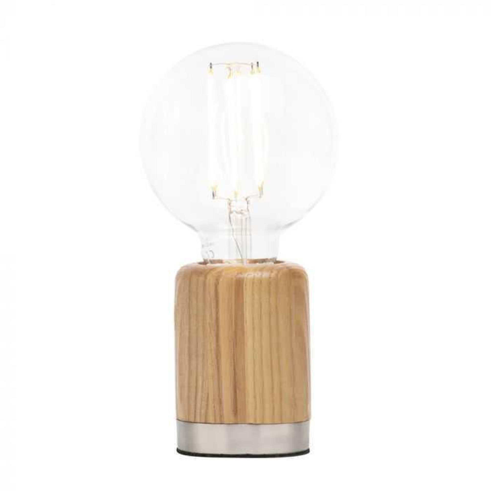 RRP £170 Lot To Contain Three Boxed Debenhams Designer Lights To Include Theo Oak Table Lamp Jura Ta - Image 3 of 3