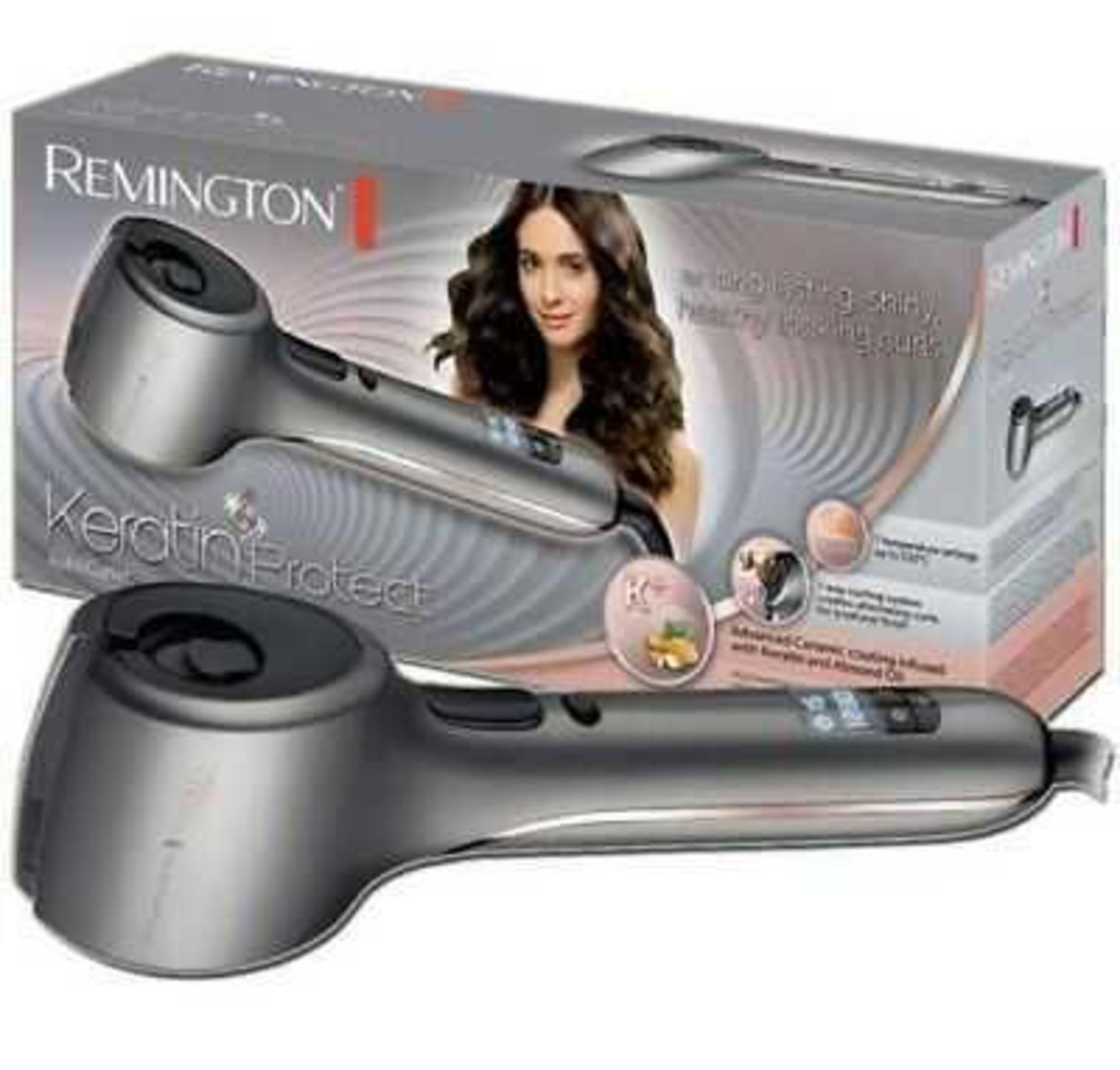 RRP £220 Lot To Contain 2 Boxed Ladies Hair Electrical Items To Include Remington Keratin Protect An