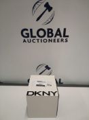RRP £150 Boxed Dkny Stainless Steel Wrist Watch
