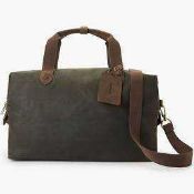 Combined RRP £150 Lot To Contain Bagged And Unbagged Barbour Islington Wax Holdall Grey Bags