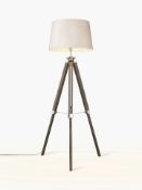 RRP £135 Boxed John Lewis Jacques Floor Lamp in Pine Wood