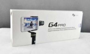 Combined RRP £200 Lot To Contain 2 Boxed Feiyutech G4 Pro Axis Stabilized Handheld For Iphone