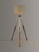 RRP £350 Boxed John Lewis Tommy Xl Tripod Floor Lamp