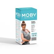 Combined RRP £130 Lot To Contain Boxed BabyMoov Hygro + Humidifier And Boxed Moby Wrap Classic in Mo