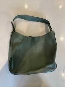 RRP £110 John Lewis Hobo Green Genuine Leather Ladies Handbag With Tags