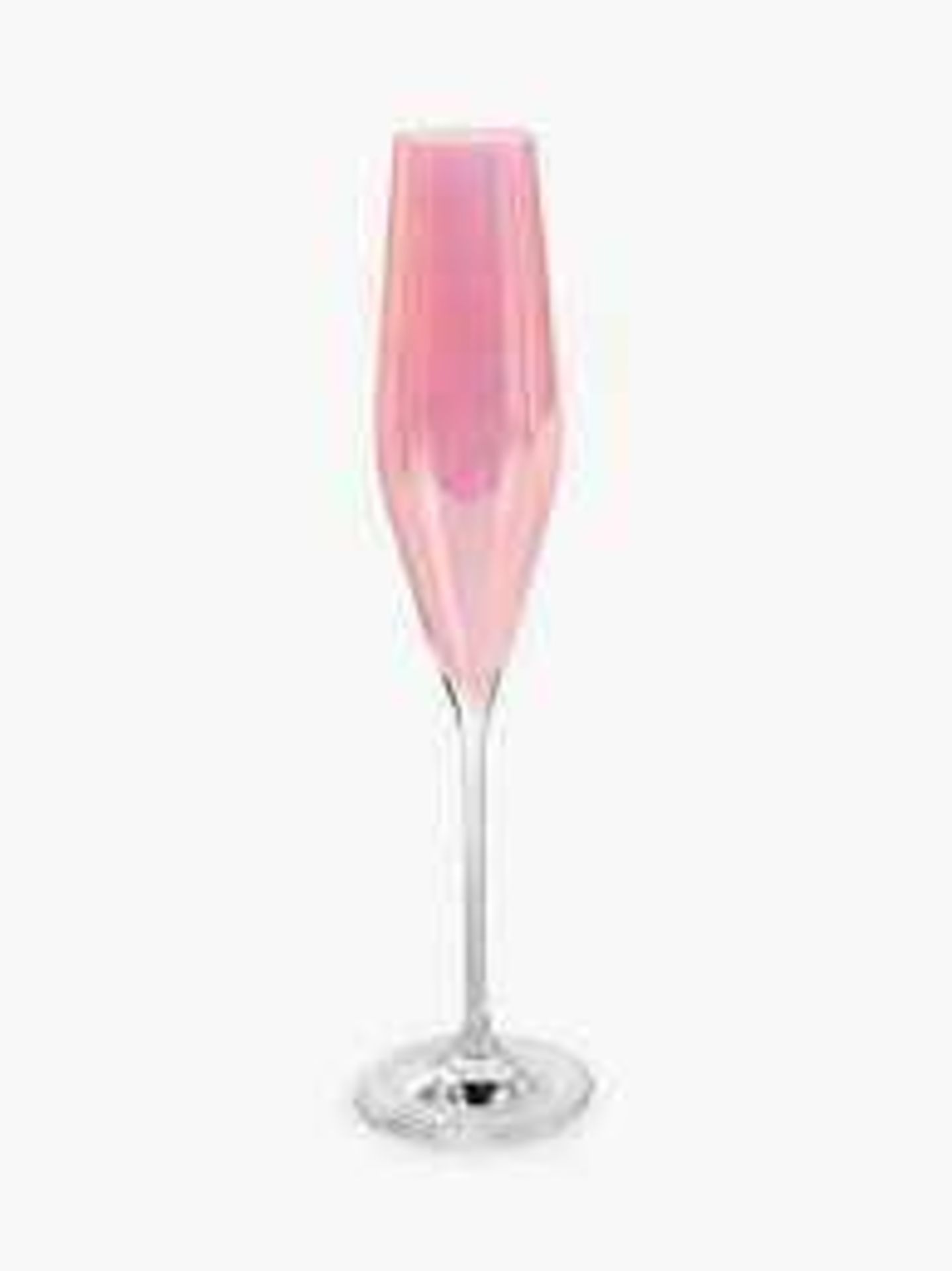 Combined RRP £180 Lot To Contain Six Boxed John Lewis Celebrate Crystal Glass 2 Champagne Flutes