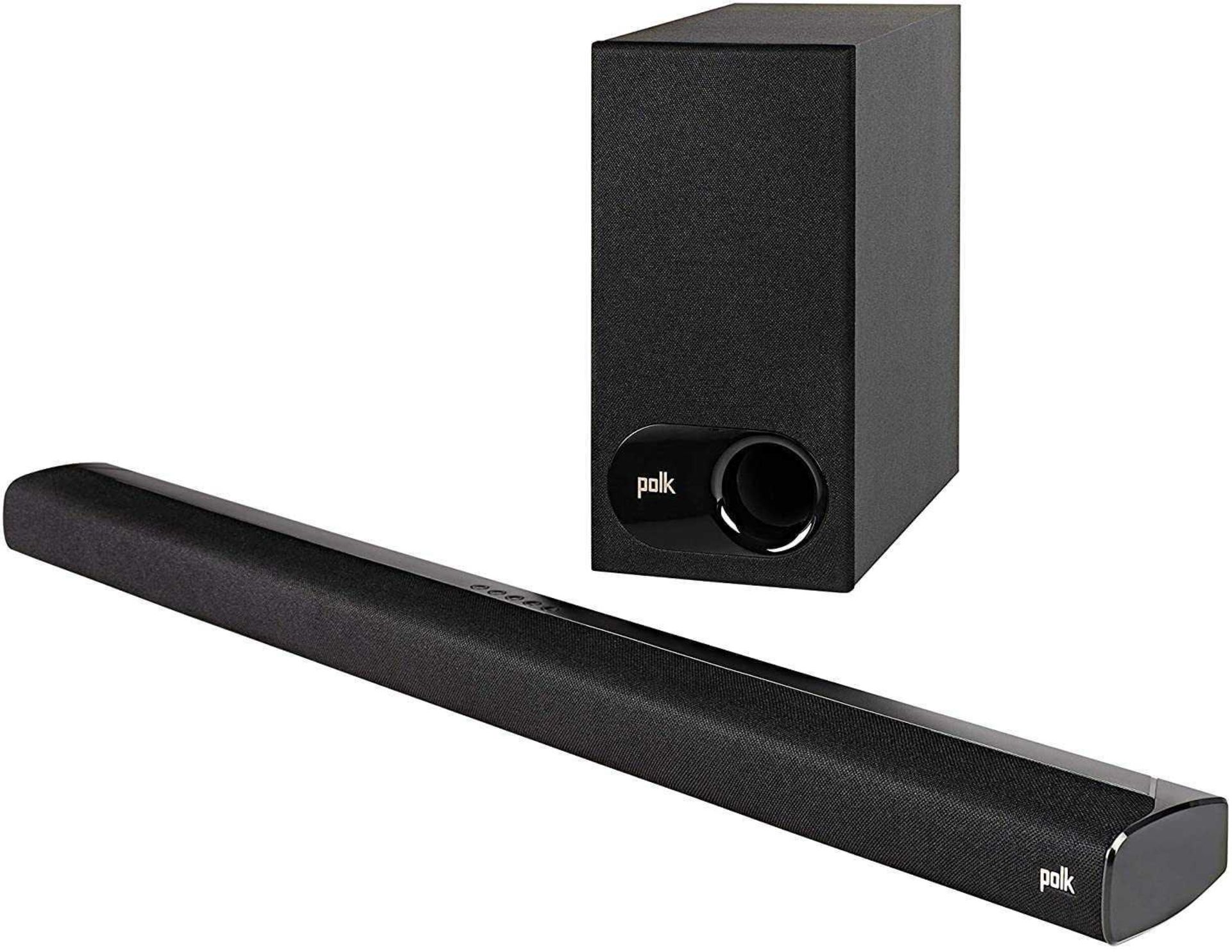 RRP £250 Boxed Polk Signs S2 Soundbar