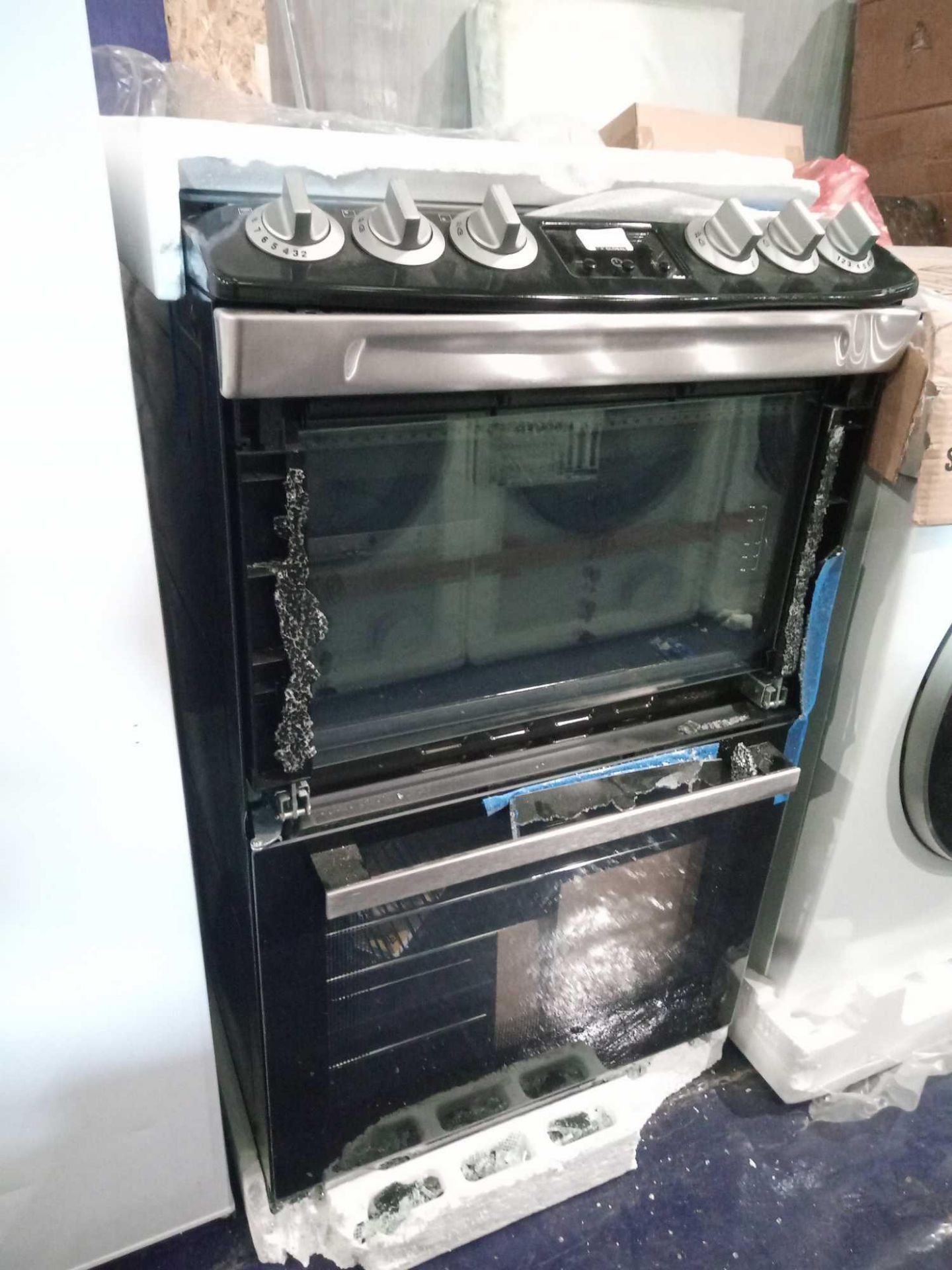 RRP £670 Unwrapped Zanussi Zcg43250Xa Gas Double Oven - Image 2 of 2