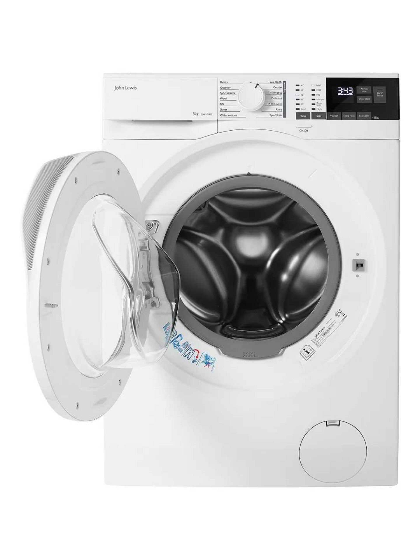 RRP £480 Unwrapped John Lewis Jlwm1428 Freestanding Washing Machine