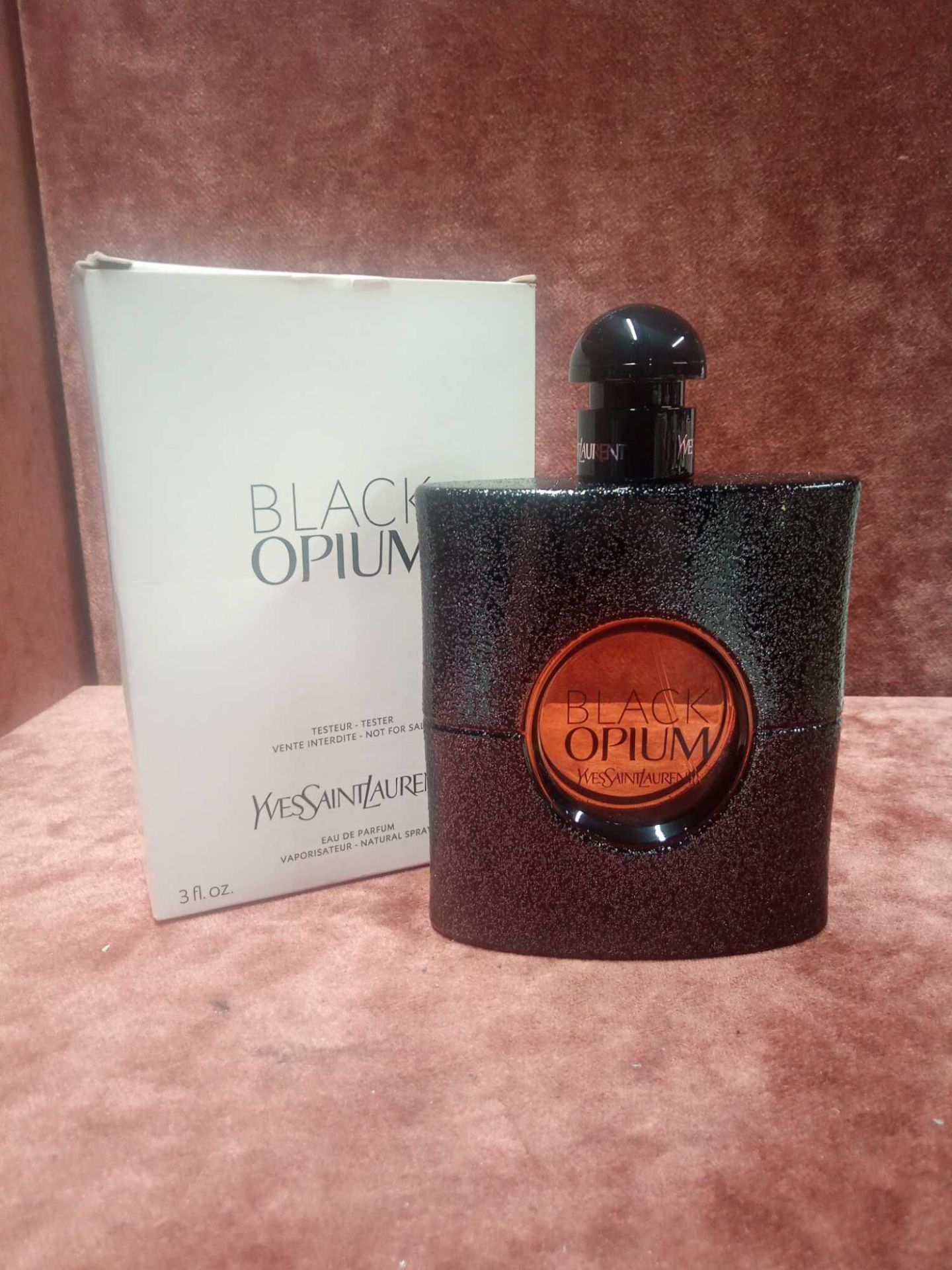 RRP £90 Boxed 90Ml Tester Bottle Of Yves Saint Laurent Black Opium Eau De Parfum Spray