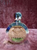 RRP £65 Unboxed 100Ml Tester Bottle Of Versace Eros Pour Femme Eau De Toilette Spray Ex-Display