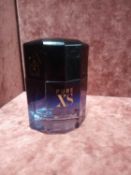 RRP £75 Unboxed 100Ml Tester Bottle Of Paco Rabanne Pure Xs For Him Edt Spray Ex-Display
