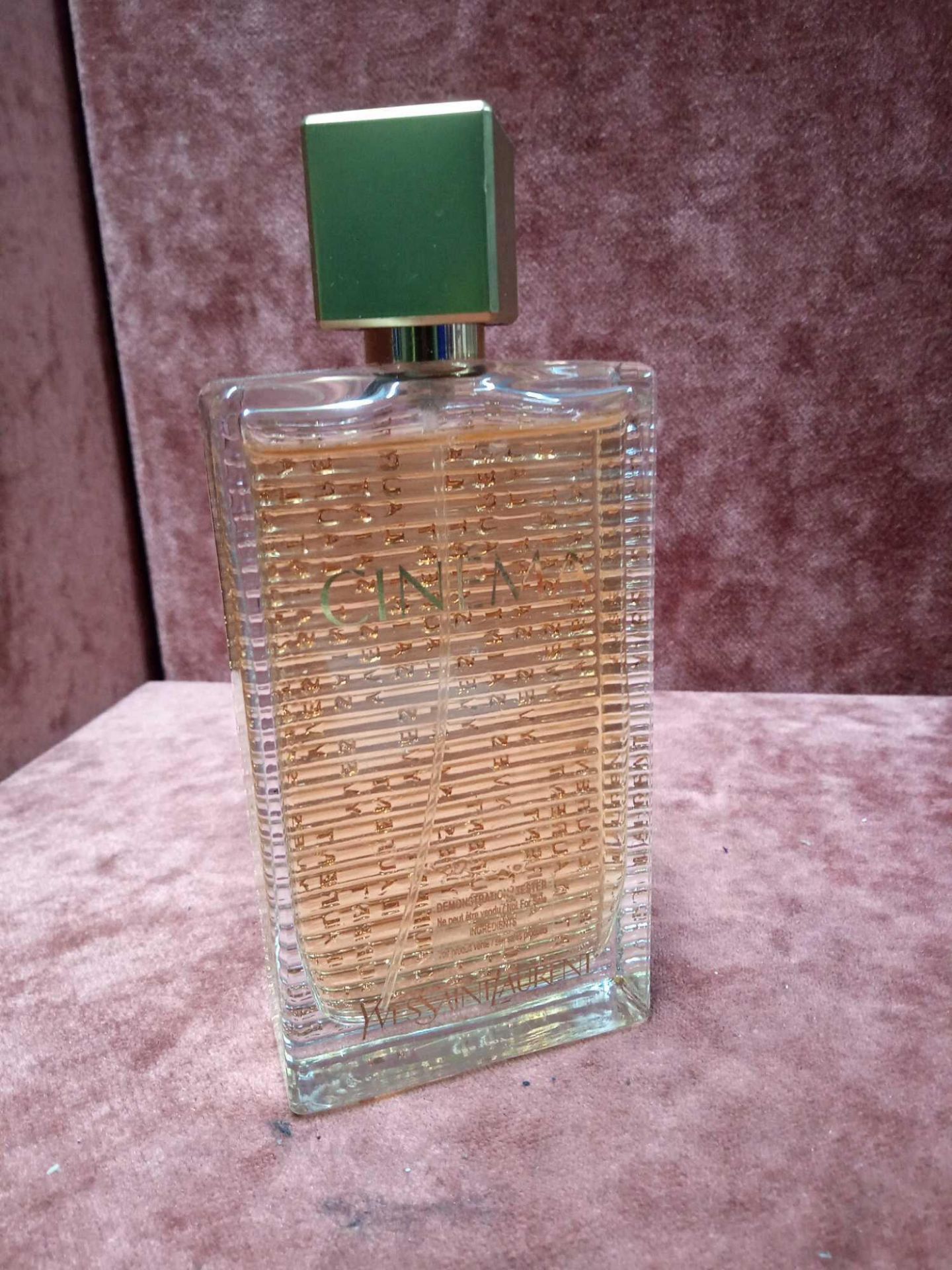 RRP £70 Unboxed 90Ml Tester Bottle Of Yves Saint Laurent Cinema Eau De Parfum Spray Ex-Display