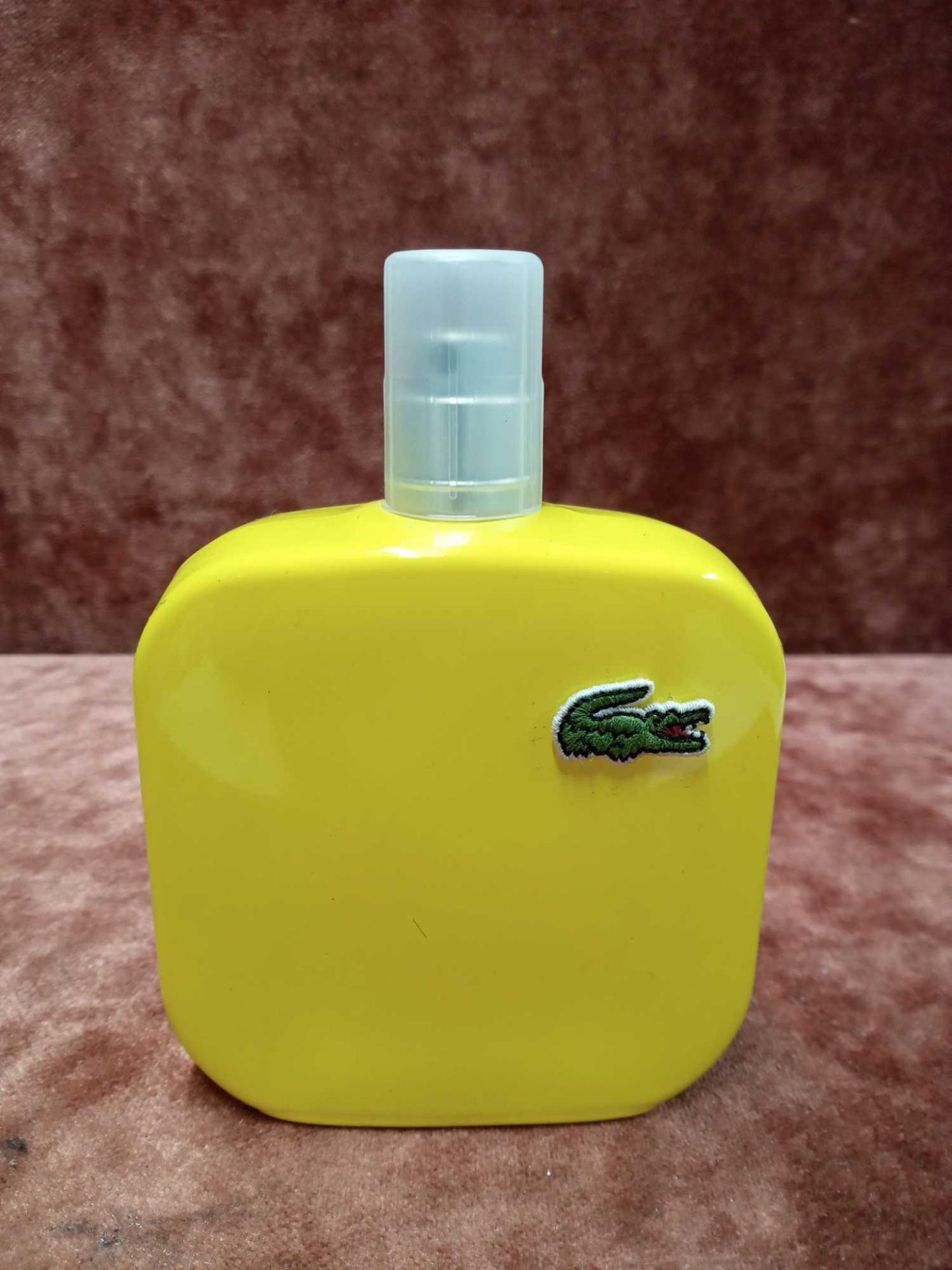 RRP £50 Unboxed 100Ml Tester Bottle Of Lacoste Yellow For Men Edt Spray Ex-Display