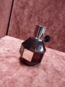 RRP £65 Unboxed 60Ml Tester Bottle Of Viktor And Rolf Flowerbomb Eau De Parfum Spray Ex-Display